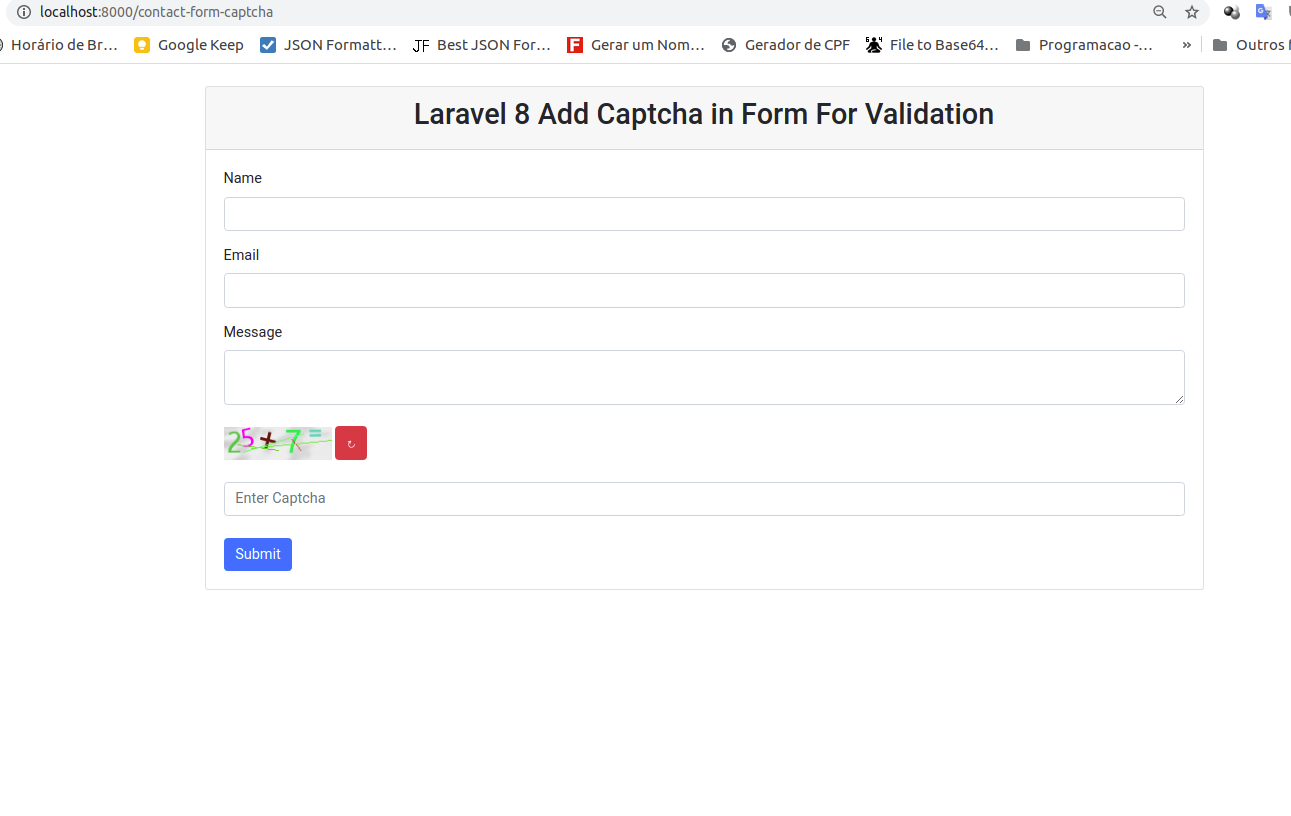 Laravel Captcha